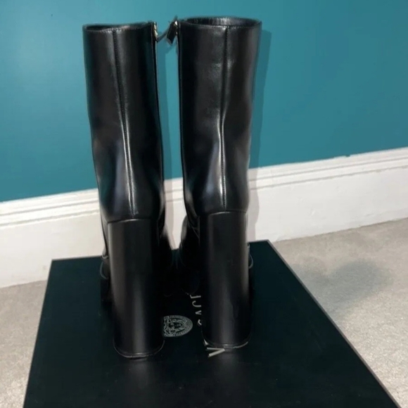 Versace Aevitas Platform Boots 38 - Picture 3 of 11